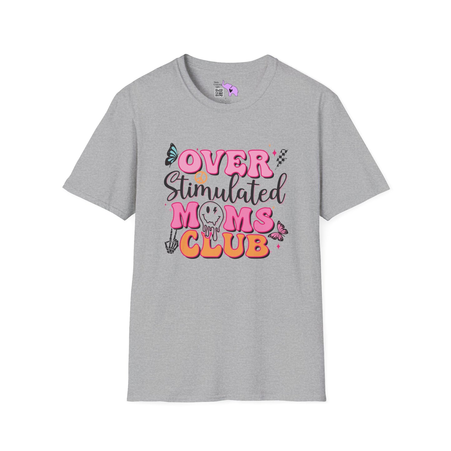 Overstimulated Mom's Club Adult T-shirt