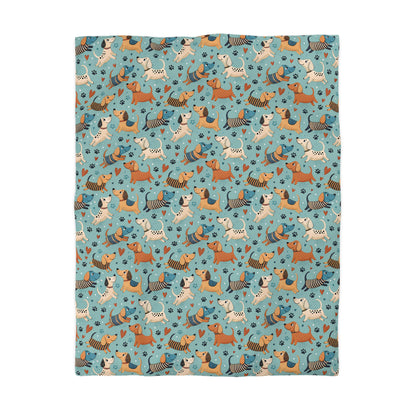Dapper Doggies Microfiber Duvet Cover