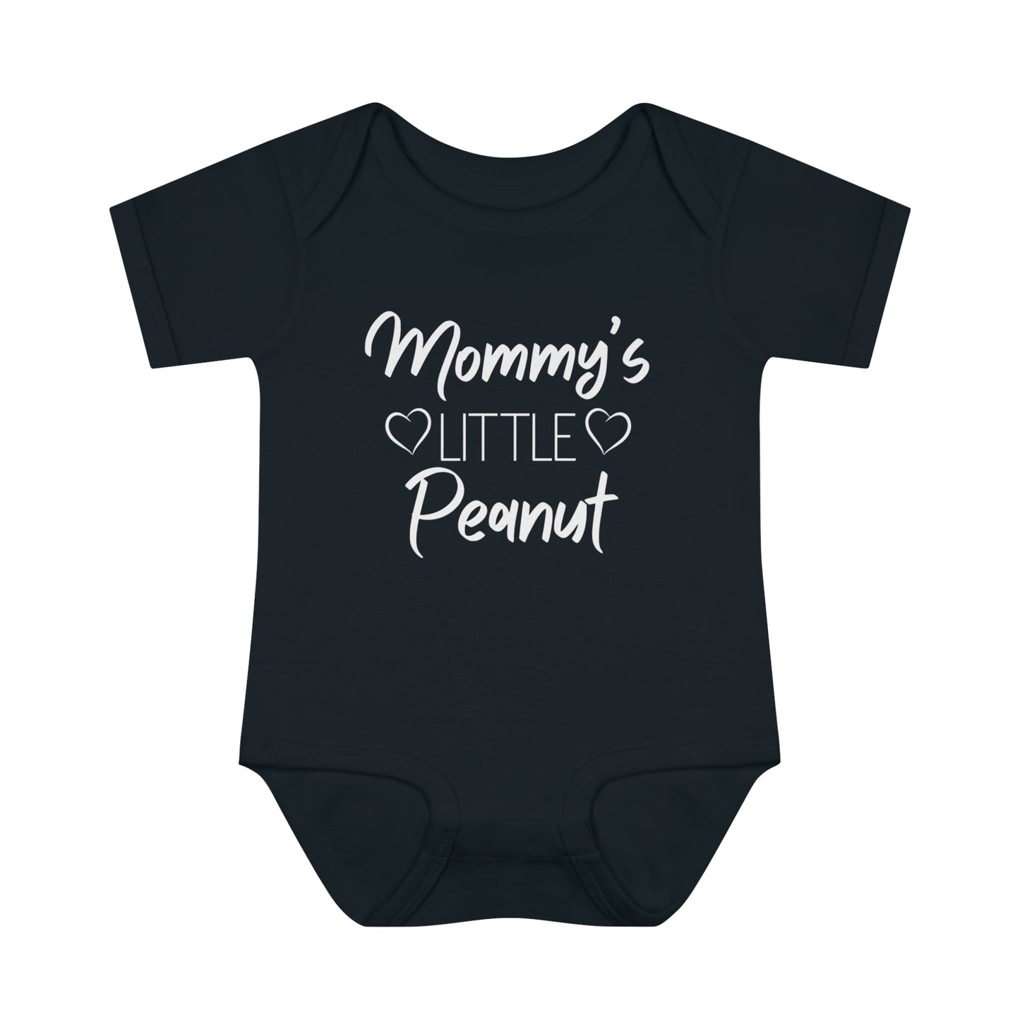 Mommy's Little Peanut Infant Baby Rib Bodysuit