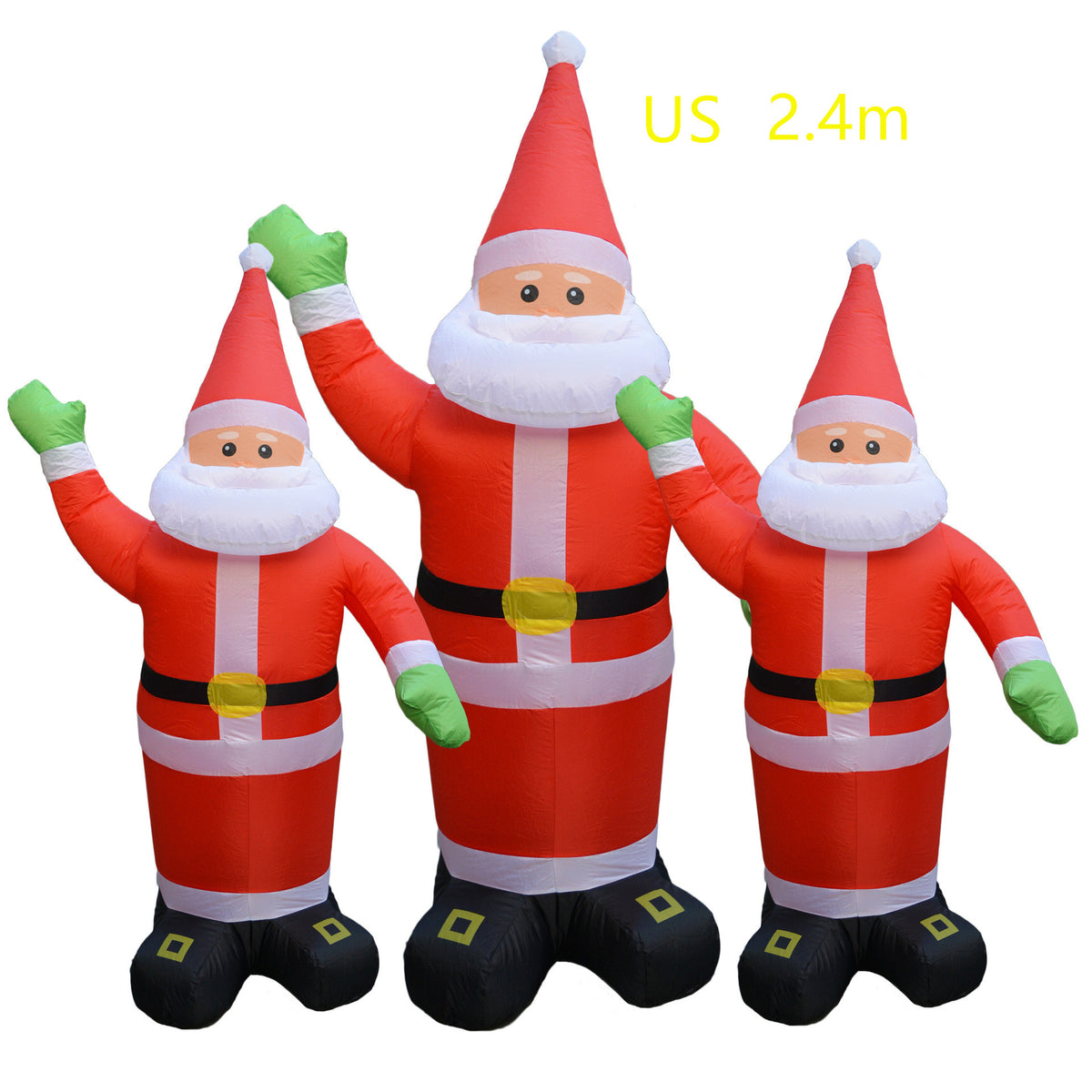 Inflatable Santa Claus Christmas Decoration – Multiple Sizes