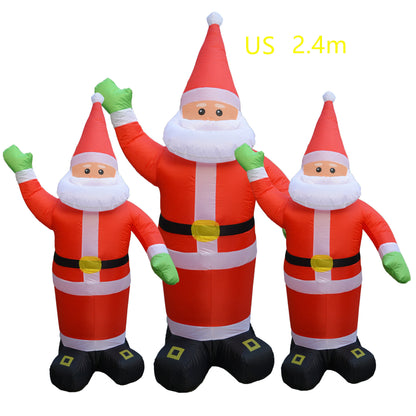 Inflatable Santa Claus Christmas Decoration – Multiple Sizes