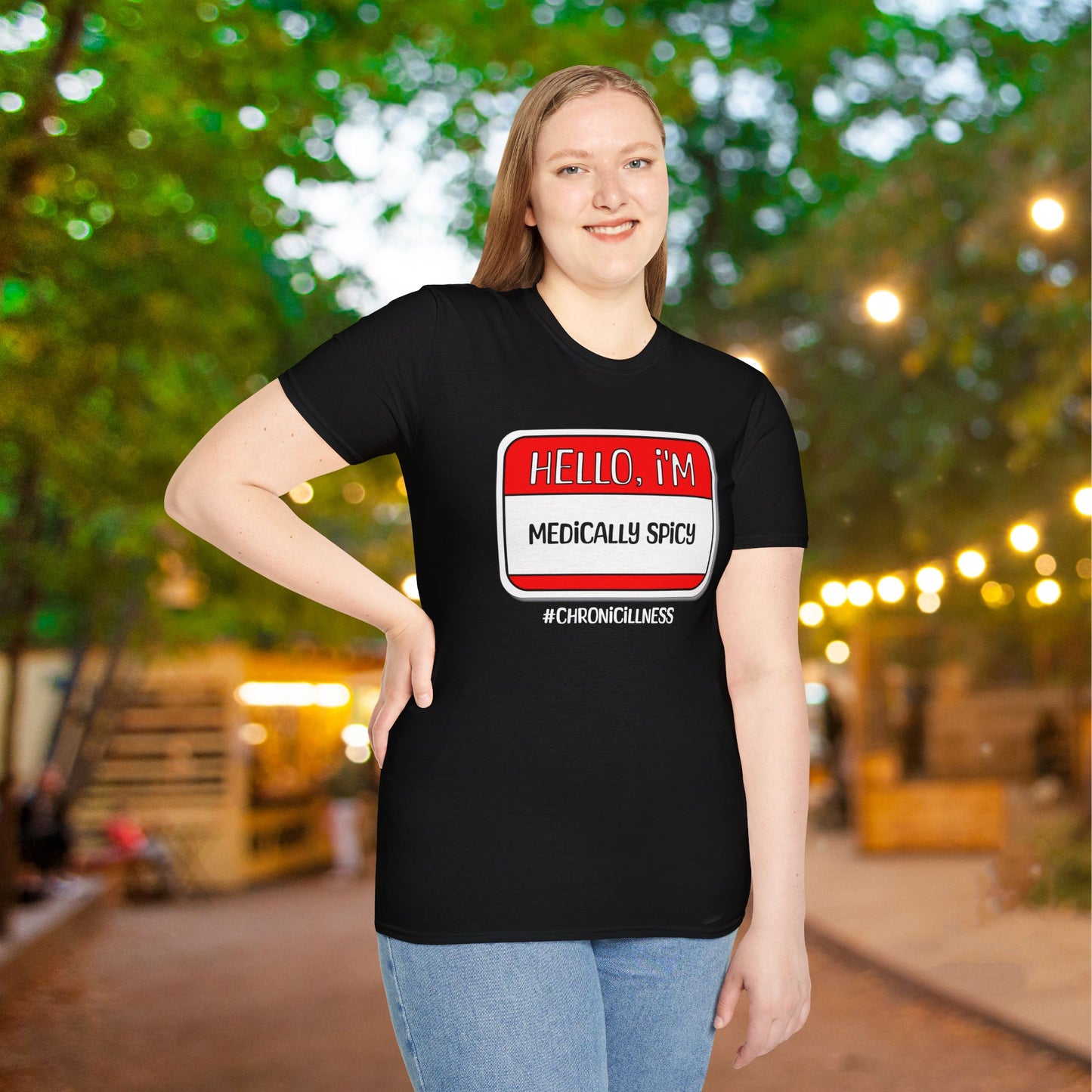 Hello, I'm Medically Spicy Adult T-shirt