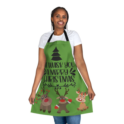 We Whisk You A Merry Christmas Reindeer Apron