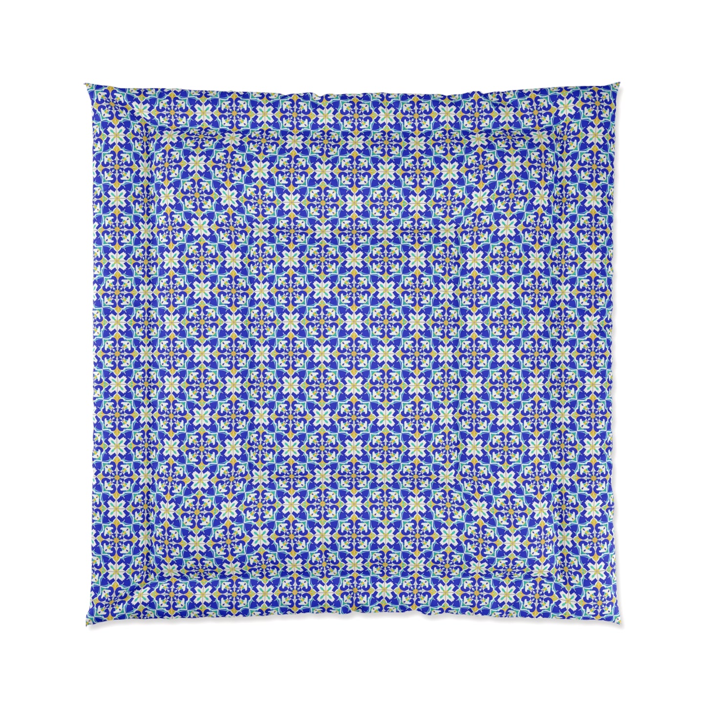 Blue Horizon Mosaic Comforter