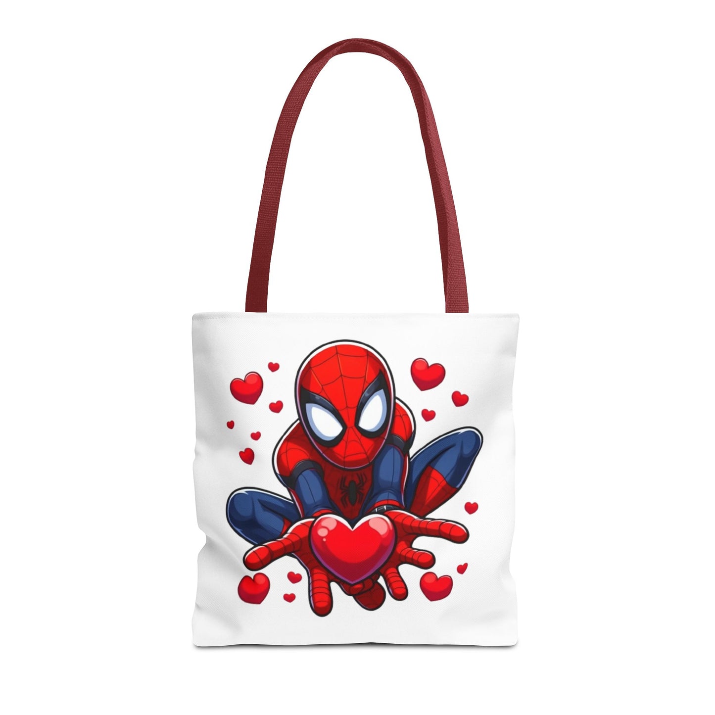 Valentines Spiderman Tote Bag