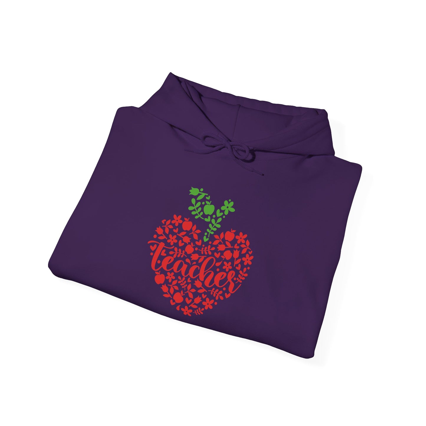 Teacher Heart 1 Heavy Blend™ Hooded Sweatshirt