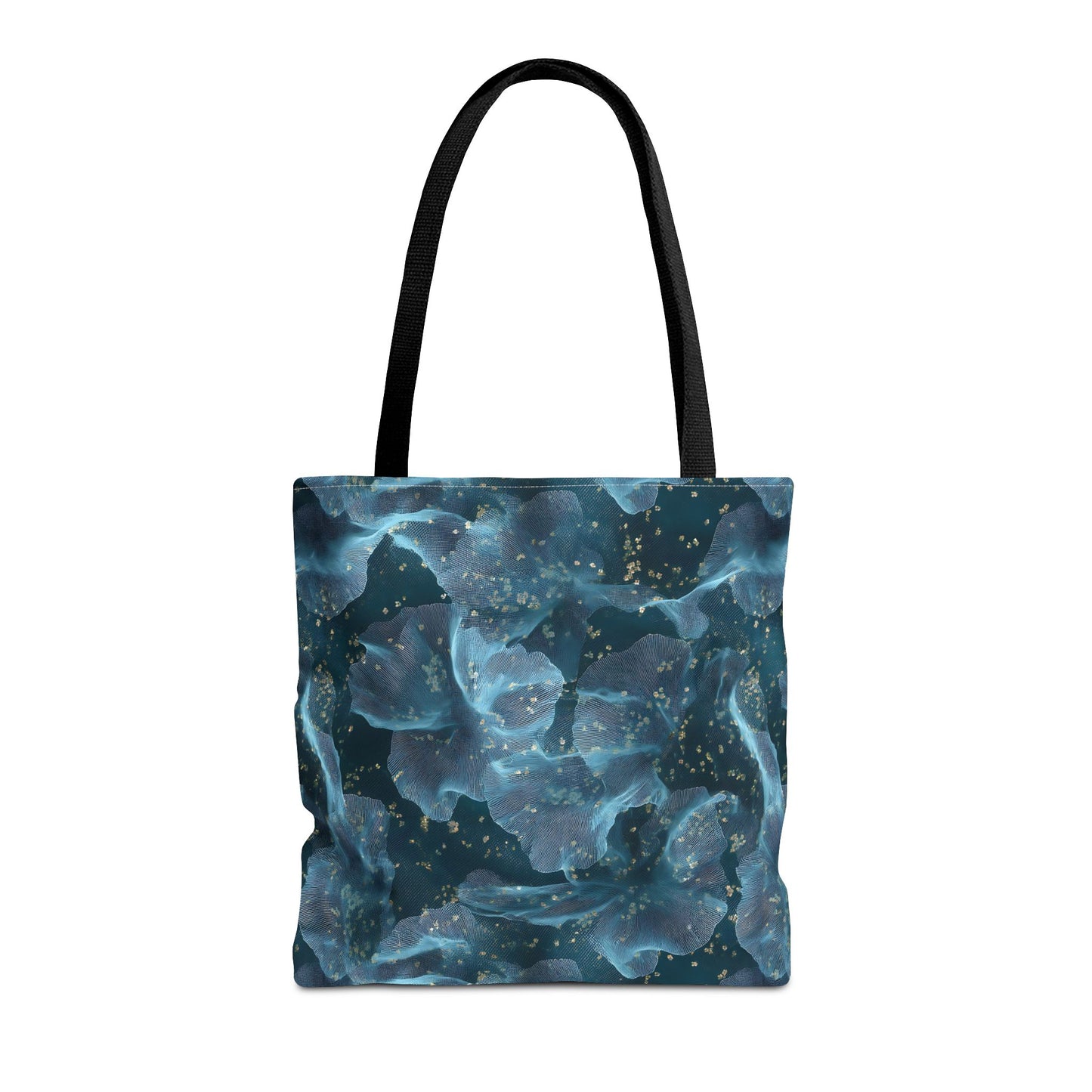 Midnight Sheer & Lace Canvas Tote Bag