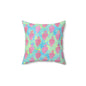 Strawberry Breeze Throw Pillow