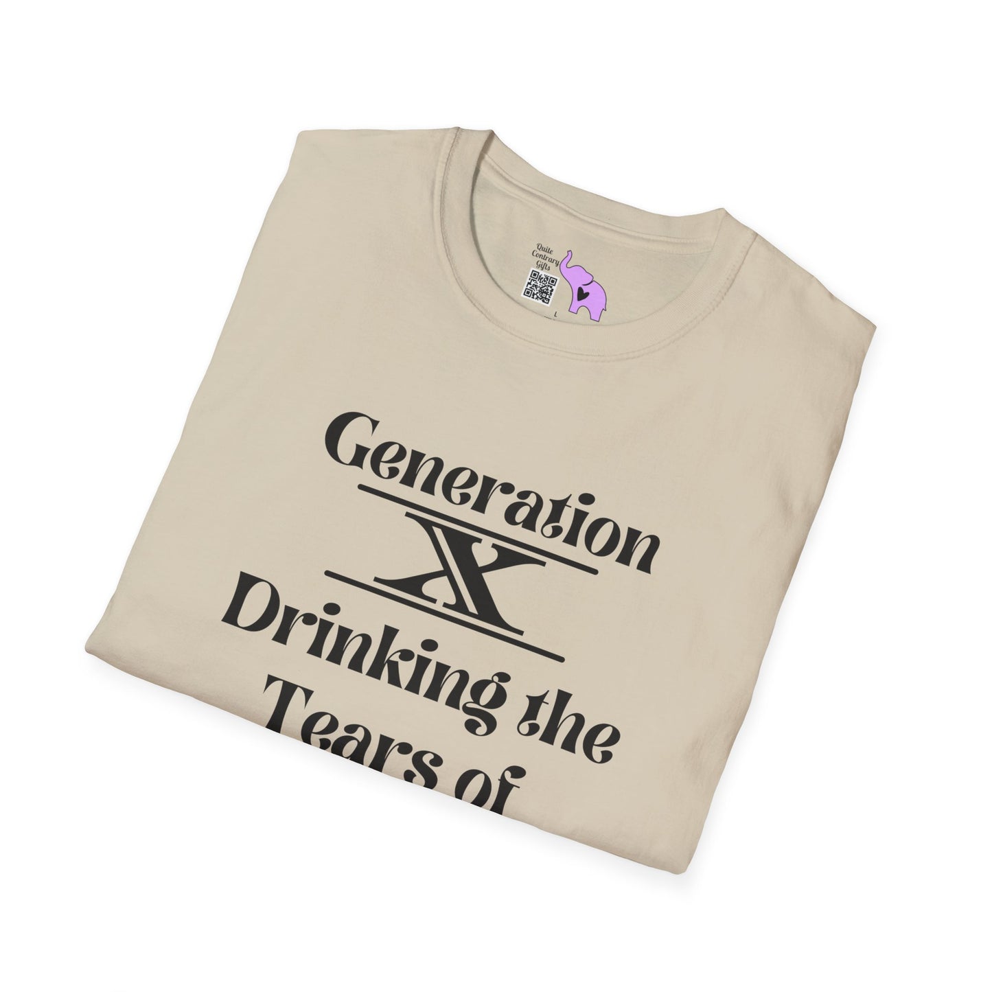 GenX Drinking Millennial Tears T-shirt