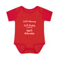 50% Mommy 50% Daddy 100% Adorable Infant Onesie