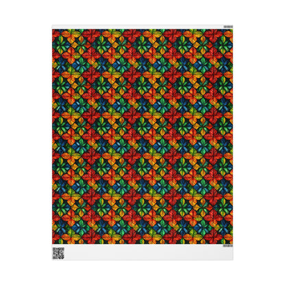 Kinara Radiance Kwanzaa Wrapping Paper