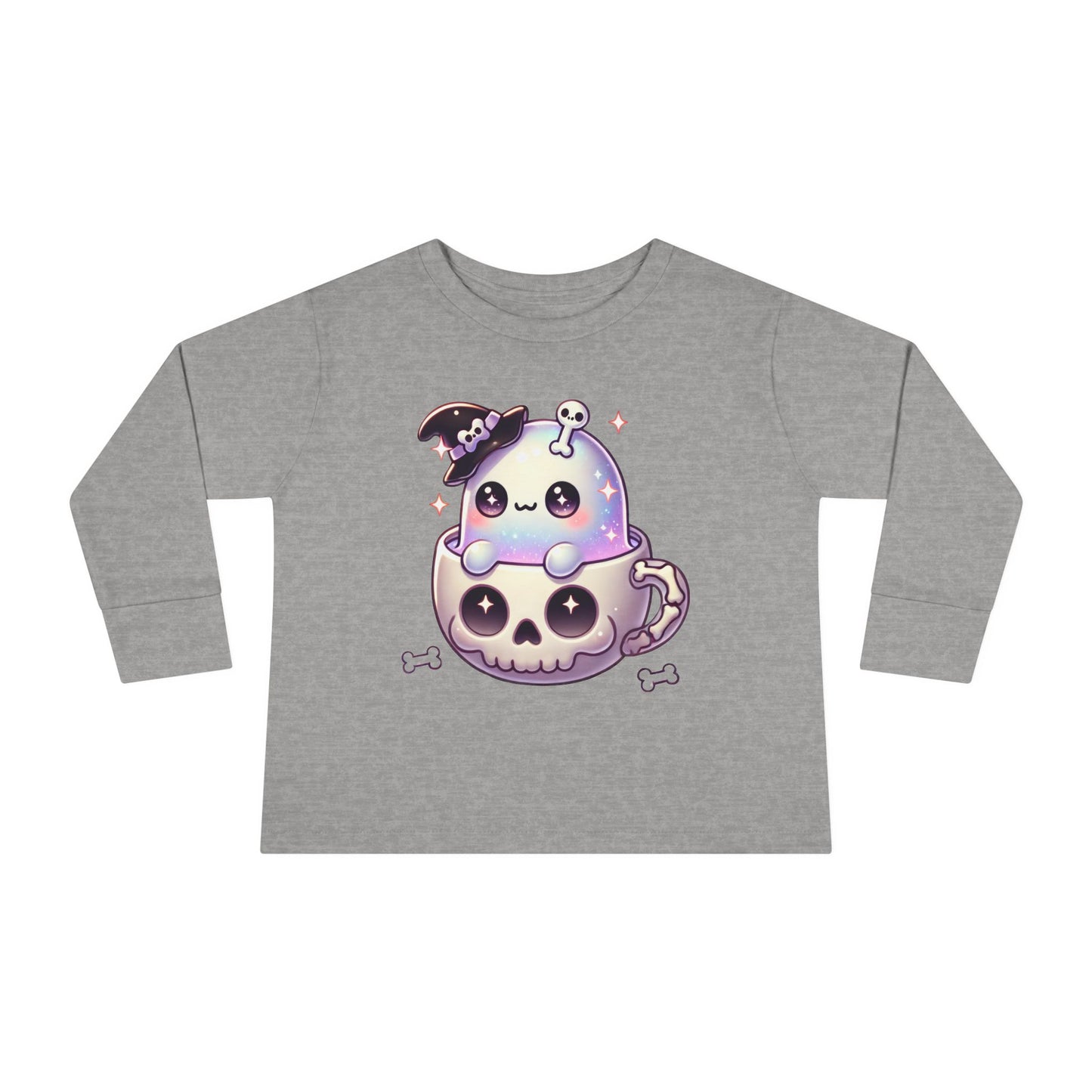 Skully Sip Toddler Long Sleeve Tee