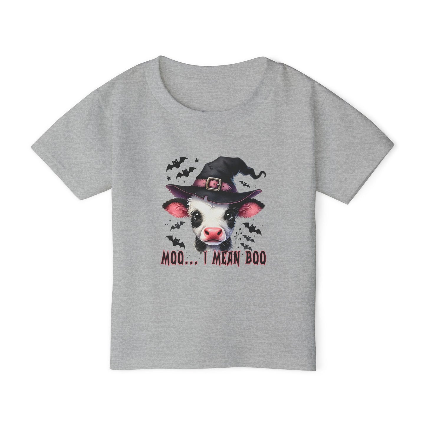 Moo I Mean Boo Heavy Cotton™ Toddler T-shirt