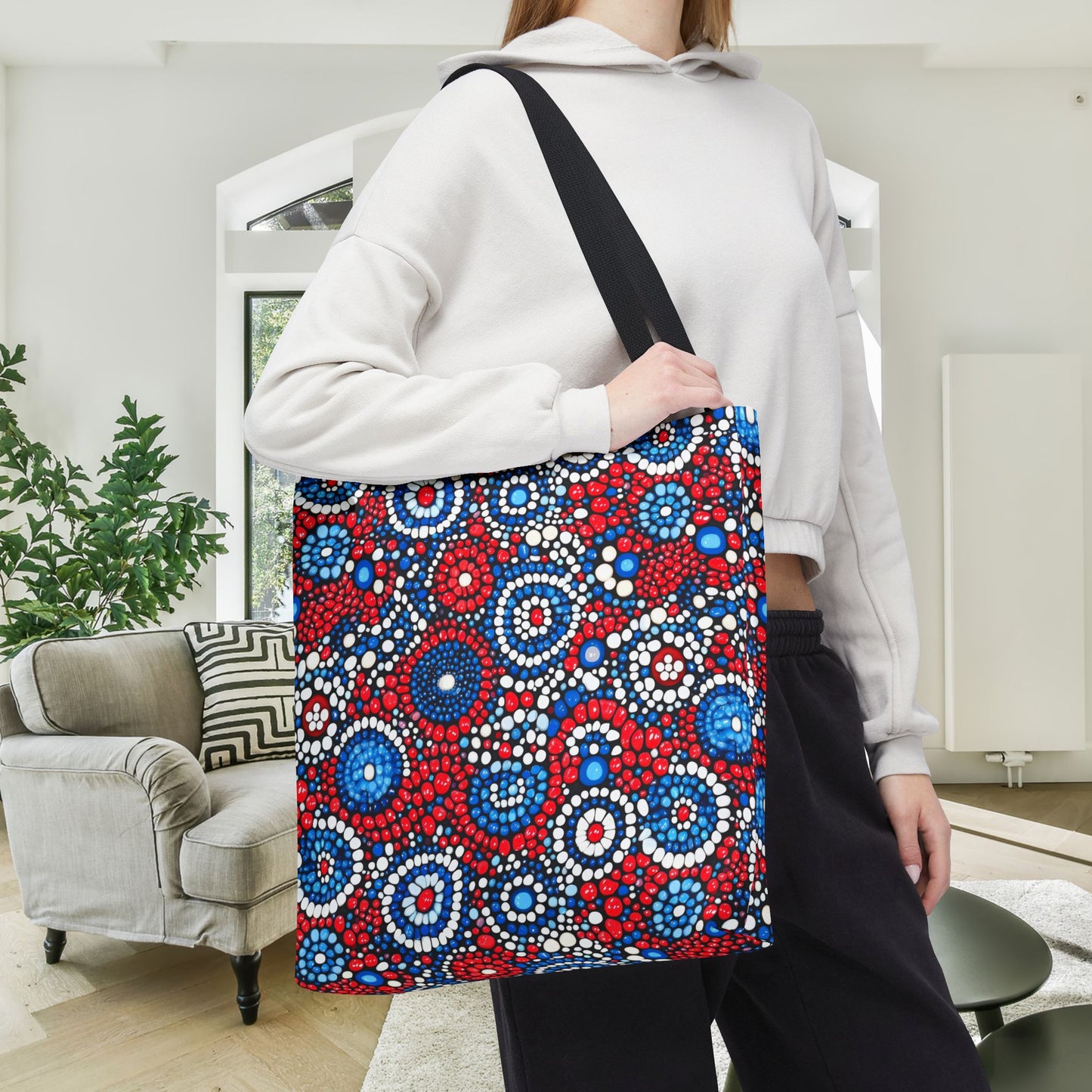 Patriot Pulse Canvas Tote Bag