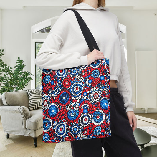 Patriot Pulse Canvas Tote Bag
