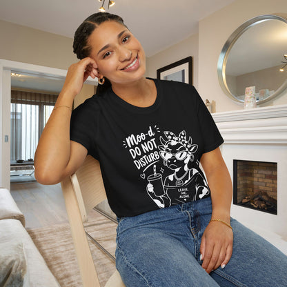 Moo-d: Do Not Disturb Given Adult T-shirt