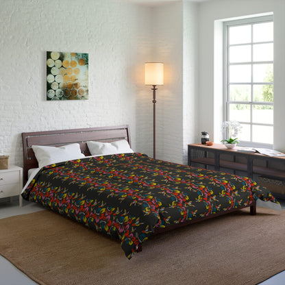 Hummingbirds & Hibiscus Flowers Comforter