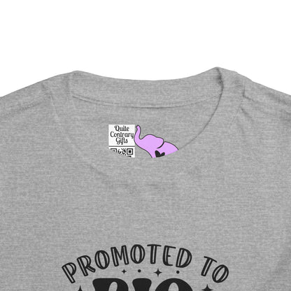 Promoted to Big Sister Toddler Tee