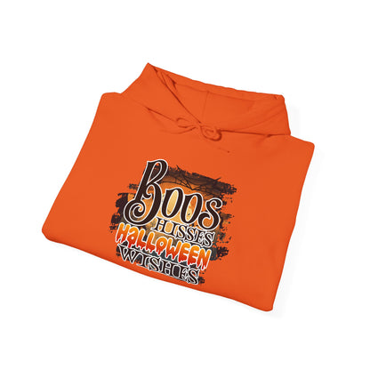 Boos Hisses Halloween Wishes Heavy Blend™ Hooded Sweatshirt