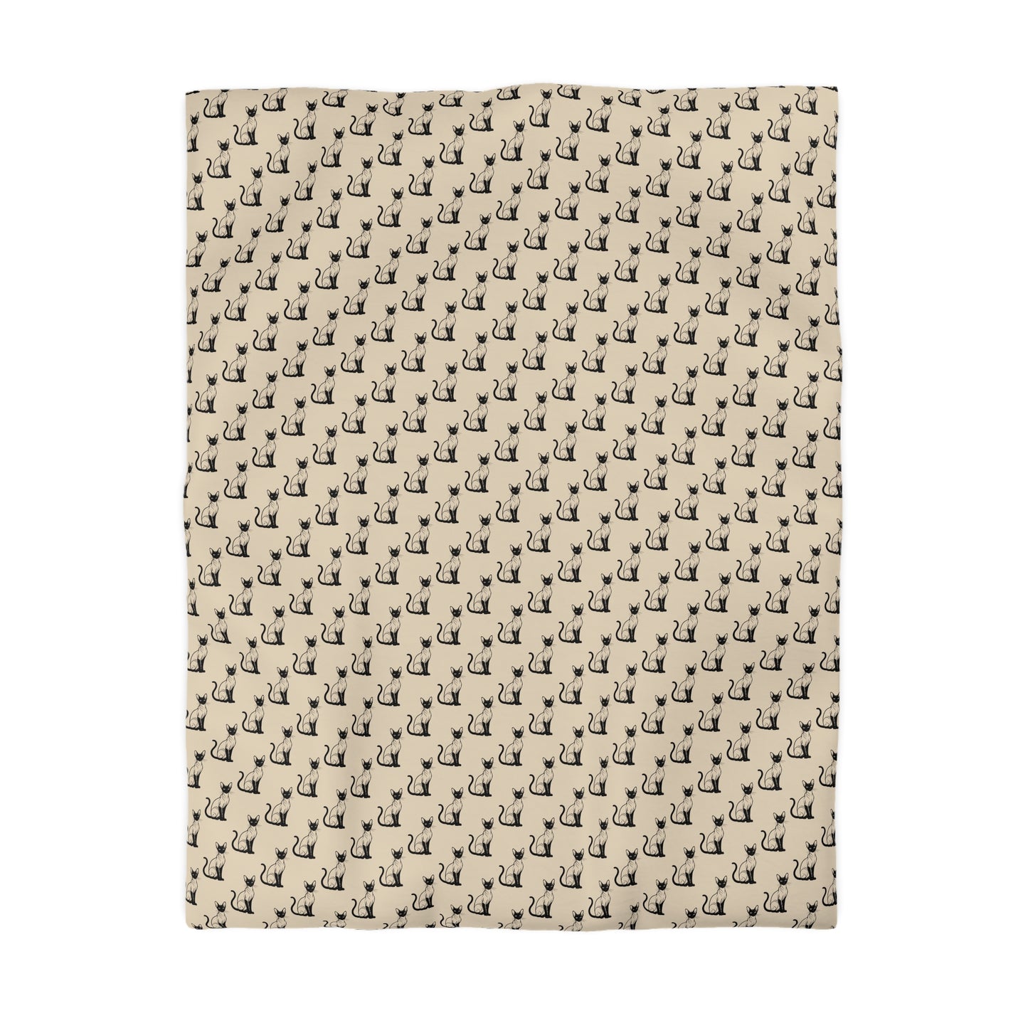 Siamese Charm – Sandy Dune Microfiber Duvet Cover