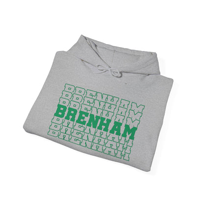 Brenham (Stacked) Adult Heavy Blend™ Hooded Sweatshirt