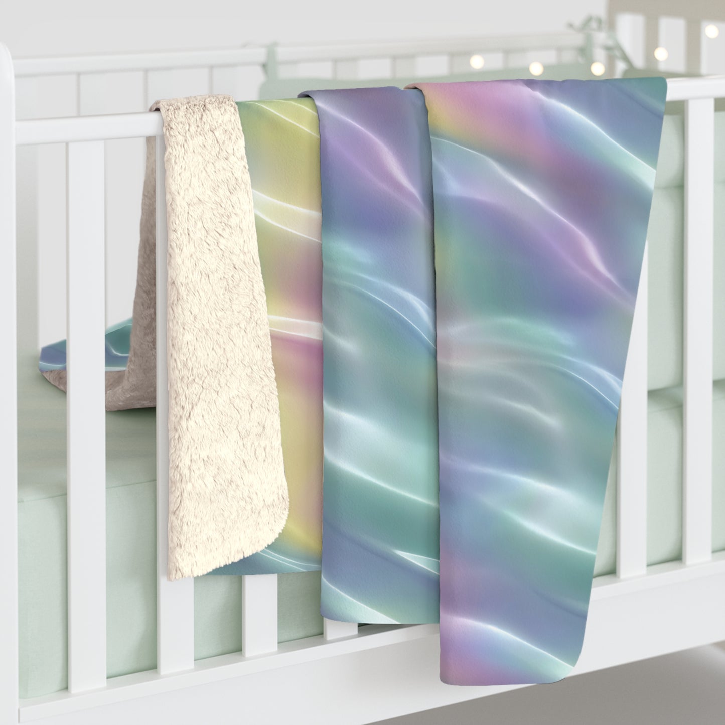 Pastel Mirage Fleece Blanket