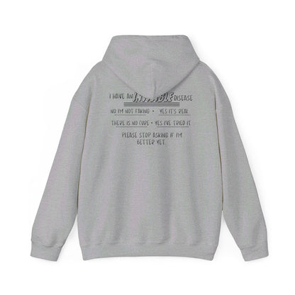 I'm An Invisible Warrior Heavy Blend™ Hooded Sweatshirt