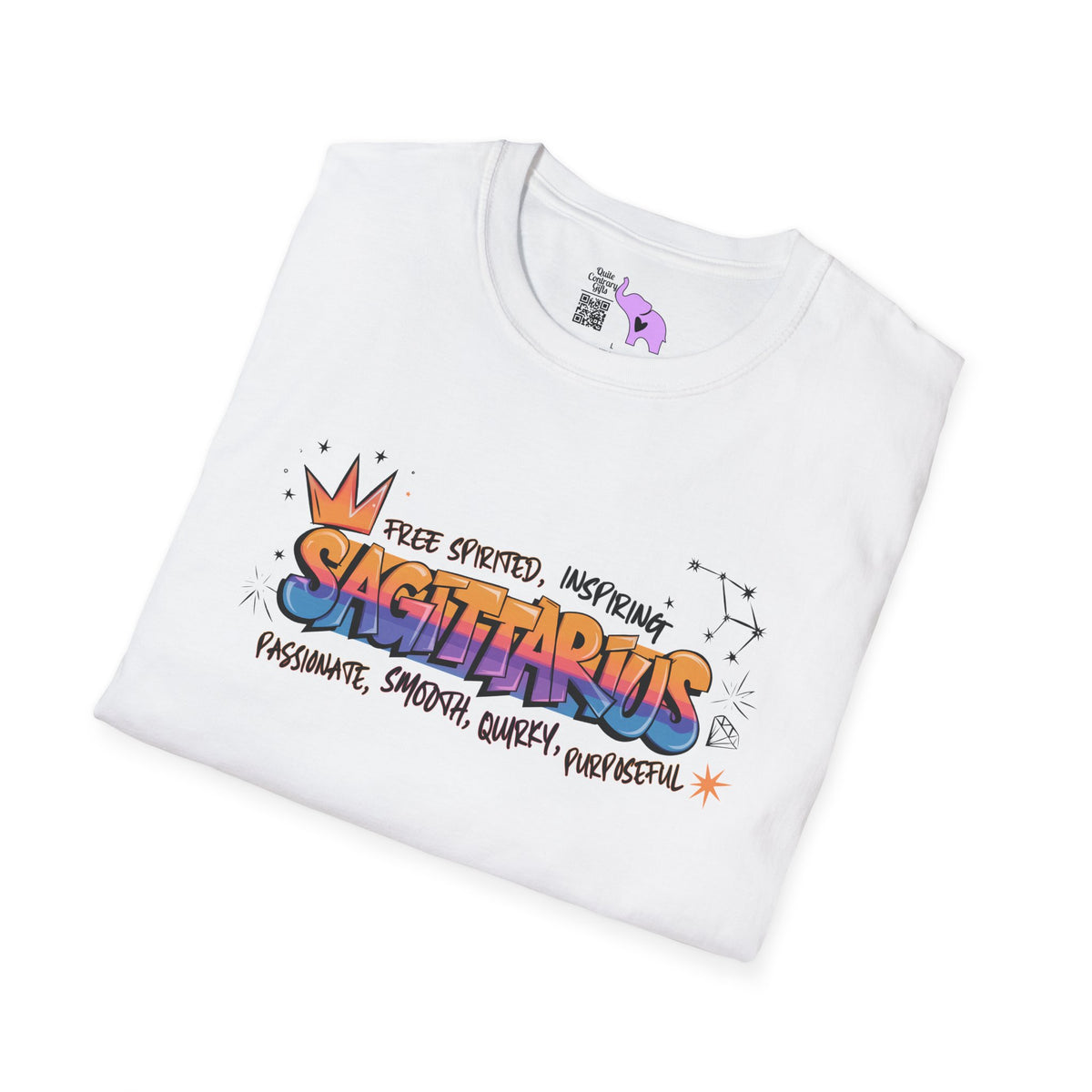 Sagittarius Street Art Adult T-shirt
