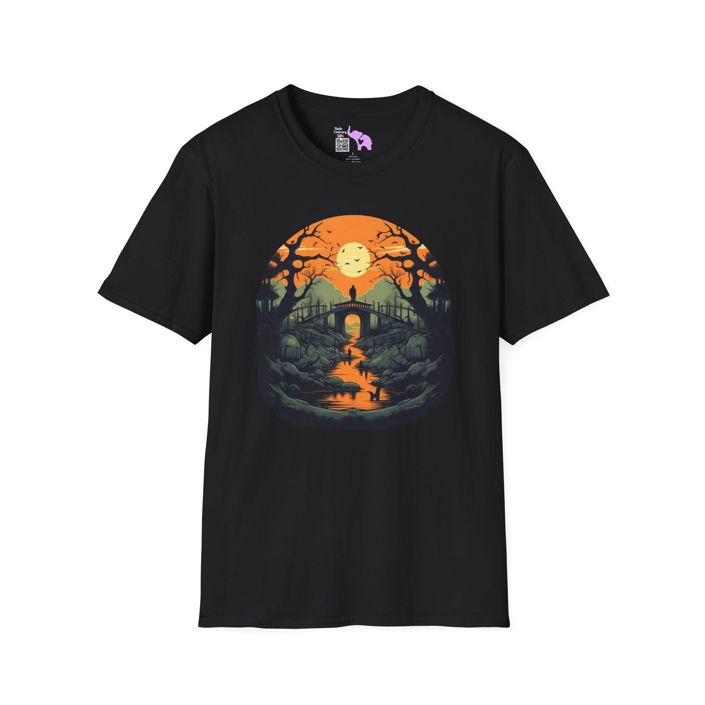 Creepy Cemetery 10 Adult T-shirt