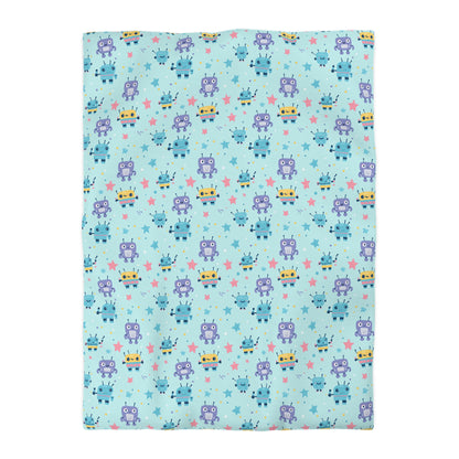 Robo Galaxy Giggles Microfiber Duvet Cover