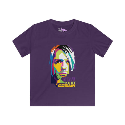 Kurt Cobain Kids Softstyle Tee