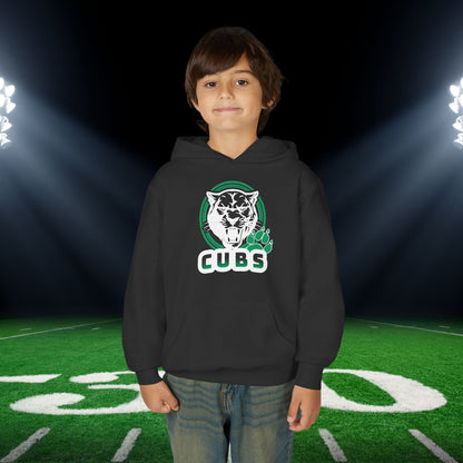 Cubs Circle Mascot Youth Heavy Blend Hoodie