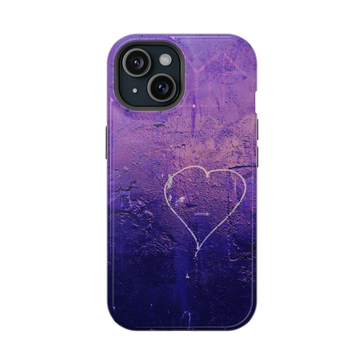 Purple Heart Wall MagSafe® Compatible Tough Case for iPhone
