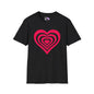 Layered Hearts Adult T-shirt