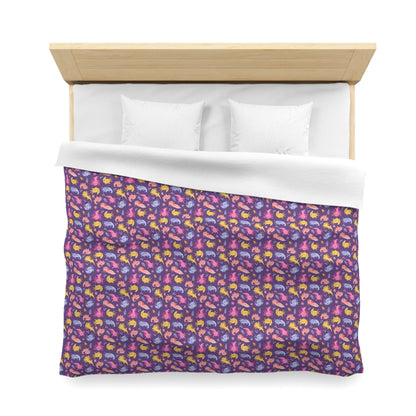 Axolotl Adventures Microfiber Duvet Cover