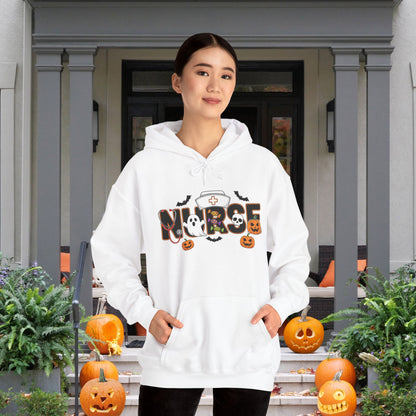 Fun Halloween Nurse Heavy Blend™ Hooded Sweatshirt