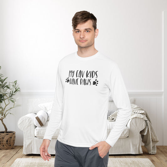 My Fav Kids Have Paws Adult Long Sleeve Tee