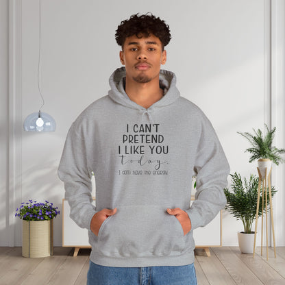 Me Sarcastic? Never Heavy Blend™ Hooded Sweatshirt