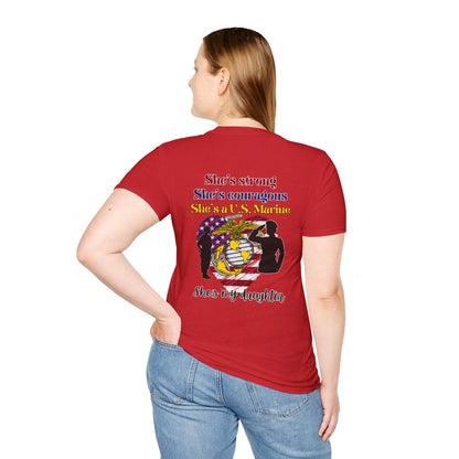 Proud Mom of US Marine Daughter T-shirt