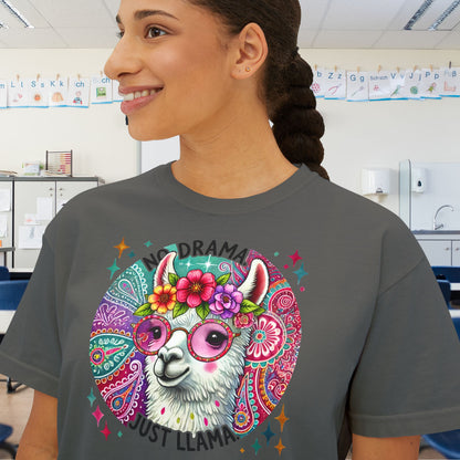 No Drama Just Llama Women's Boxy Tee