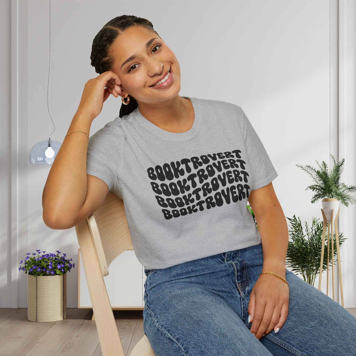 Booktrovert Adult T-shirt