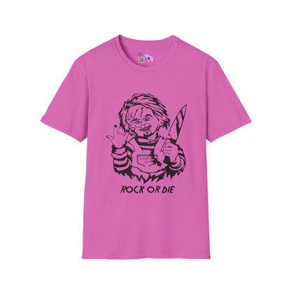 Chucky Rock or Die Adult T-shirt