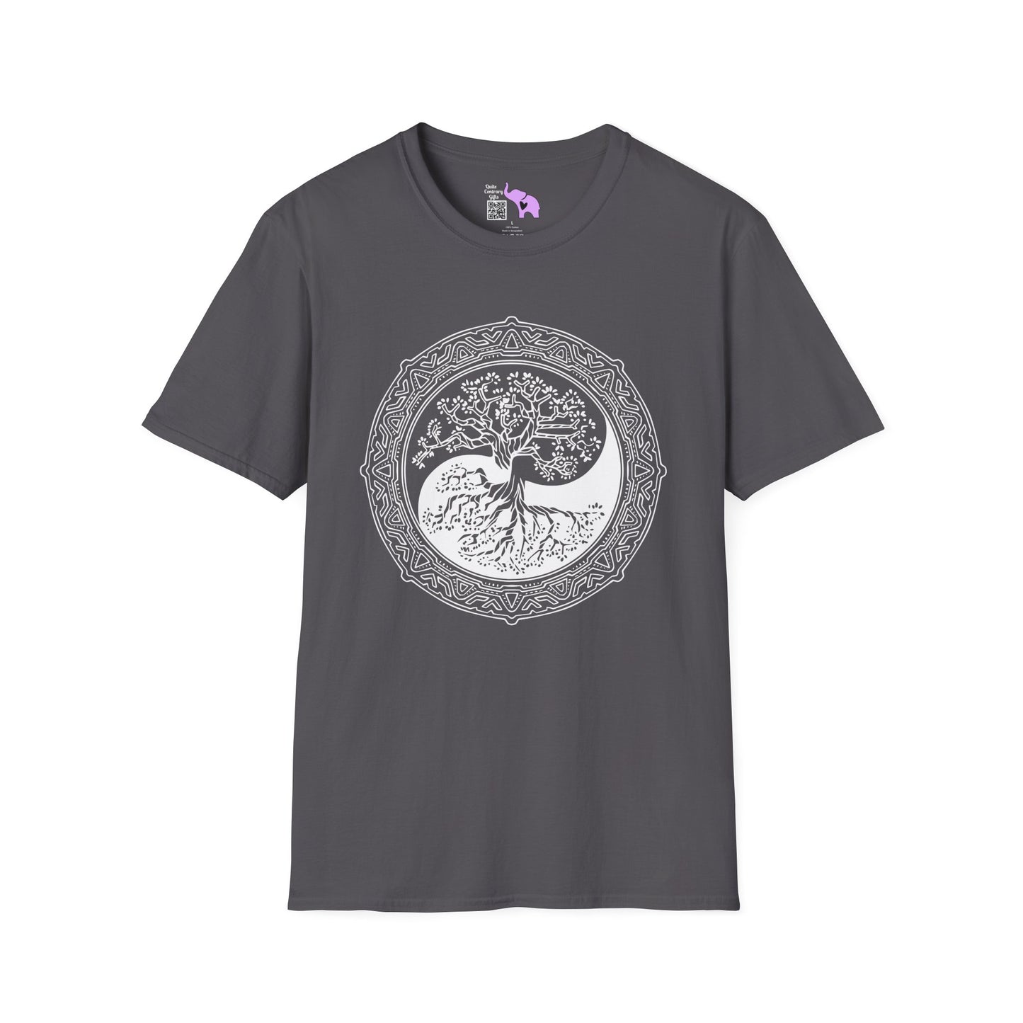 Tree of Life Yin Yang 1 Adult T-shirt