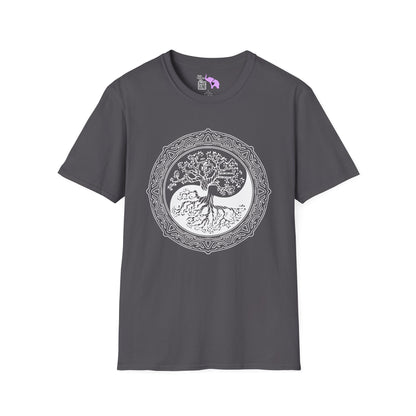 Tree of Life Yin Yang 1 Adult T-shirt