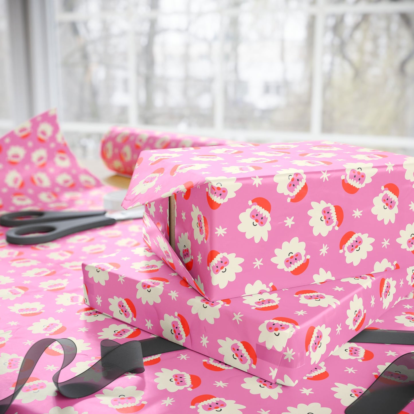 Jolly in Pink Wrapping Paper