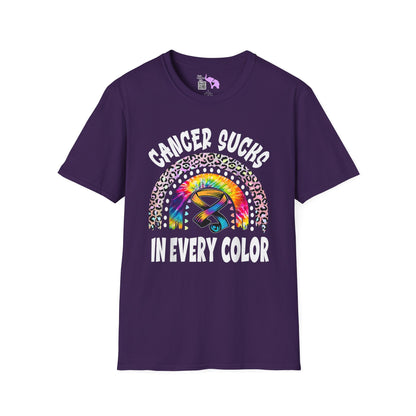 Fight Cancer in All Colors 18 Adult T-shirt