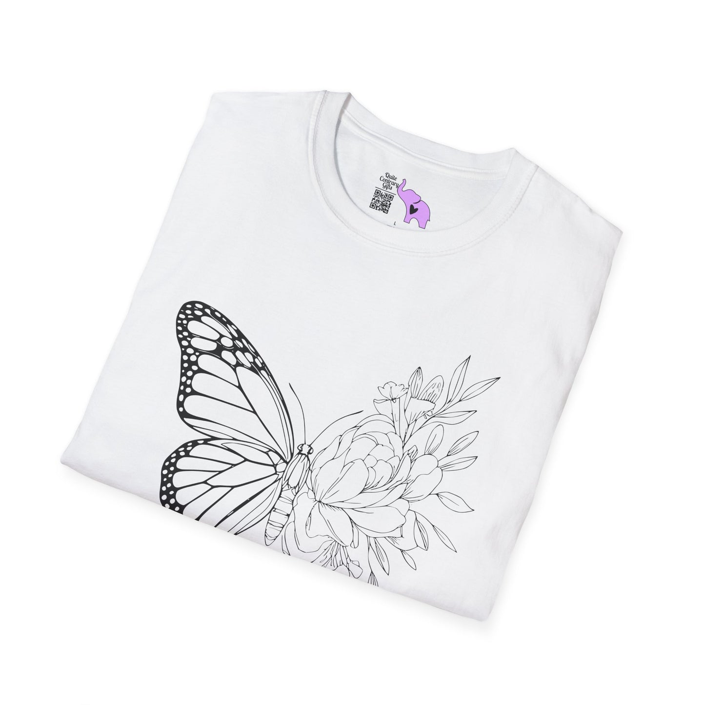 Blessed Mama (Butterfly) Adult T-shirt