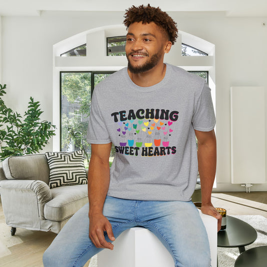 Teaching Sweet Hearts Adult T-shirt