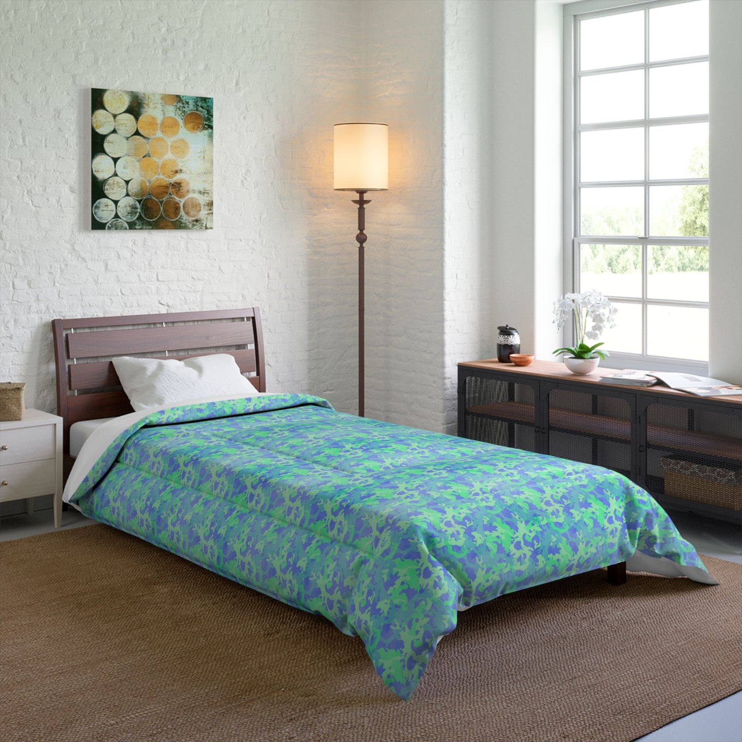 Glacier Grove Camo Basic Bedding Set