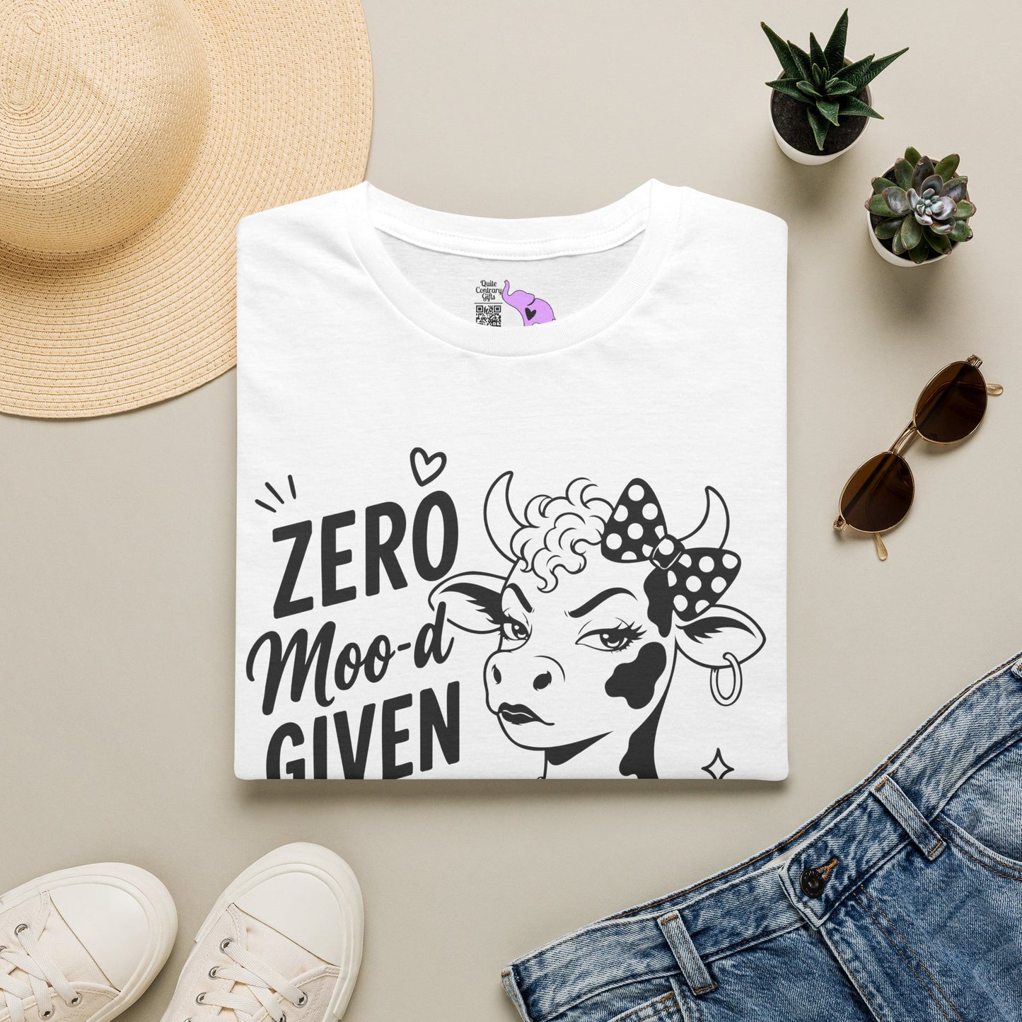 Zero Moo-d Given Adult T-shirt